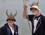 The Viking Sailing Club's Commodore and Flotilla Captain on Freya